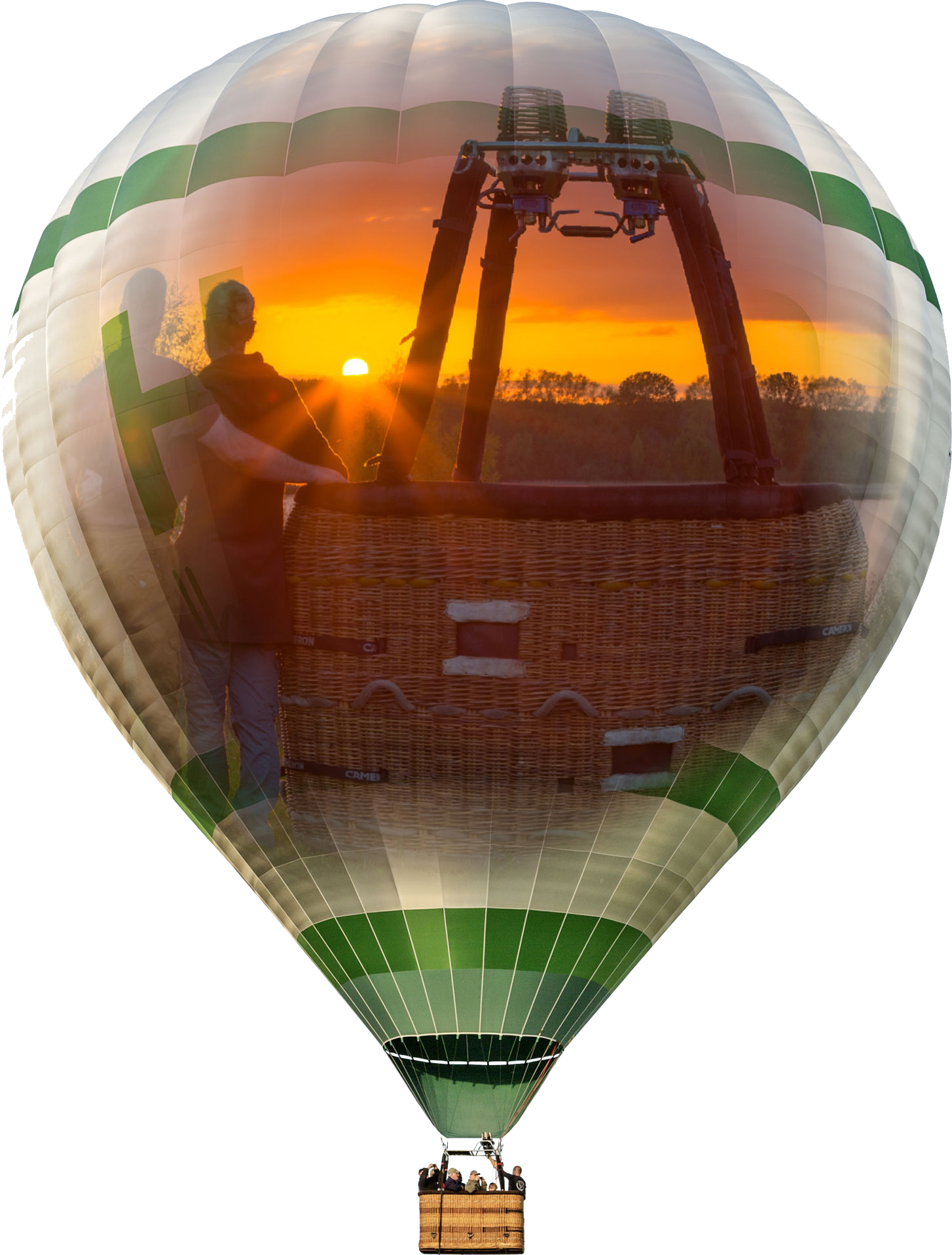 Mit dem Ballon in den Sonnenuntergang von Mecklenburg-Vorpommern fliegen